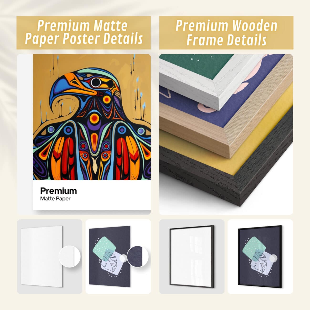 Colorful Eagle Wall Art – First Nations Inspired Design