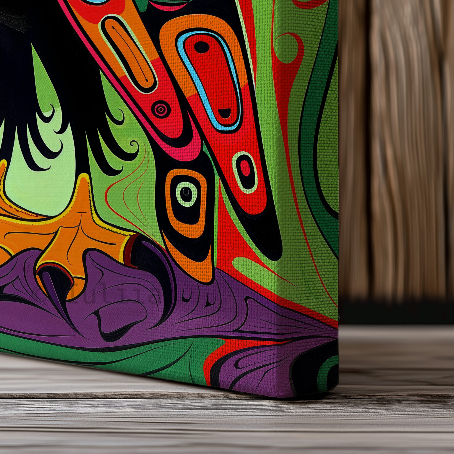Eagle Bird Canvas – Inuit Inspired Canadian Art