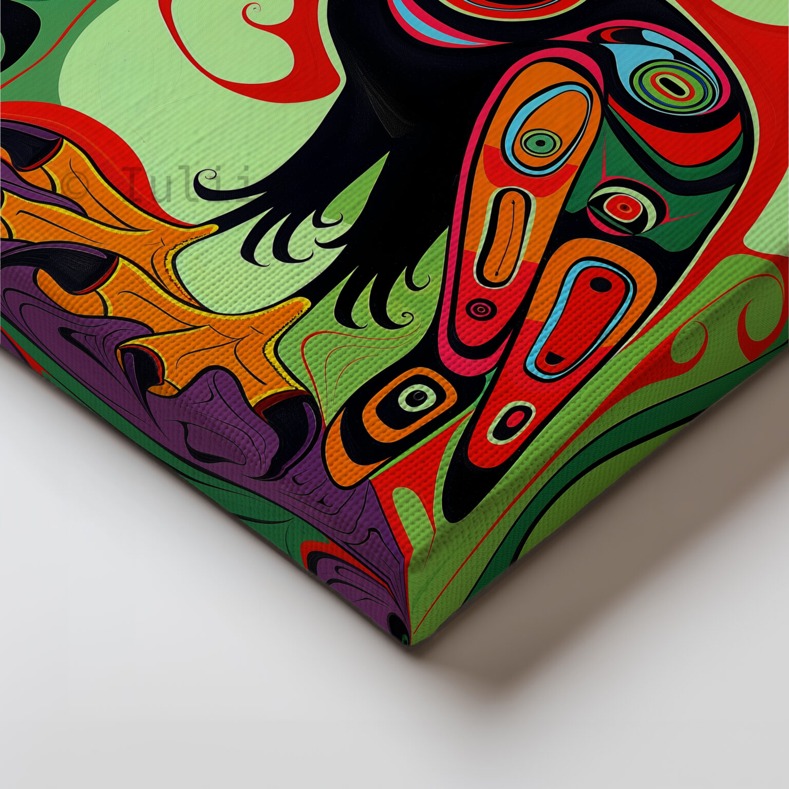 Eagle Bird Canvas – Inuit Inspired Canadian Art