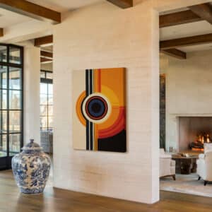 Abstract Geometric Eye Canvas Wall Art, Bauhaus-Inspired Mid Century Modern Design Print for Modern Wall Décor, Perfect Art Gift for Art Lovers - photo #6