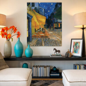 Cafe Terrace at Night by Vincent Van Gogh Canvas, Stunning Impressionist Wall Art Reproduction for Living Room Decor, Perfect Print Wedding Gift - photo #5