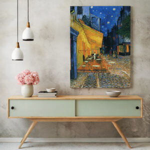 Cafe Terrace at Night by Vincent Van Gogh Canvas, Stunning Impressionist Wall Art Reproduction for Living Room Decor, Perfect Print Wedding Gift - photo #2