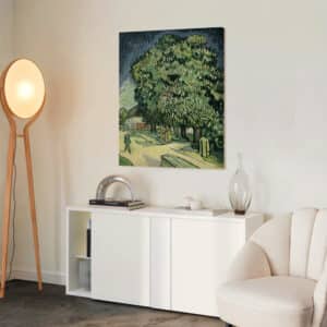 Chestnut Trees in Blossom by Vincent Van Gogh Canvas, Stunning Art Reproduction Print for Gallery Wall and Impressionist Housewarming Gift - photo #4