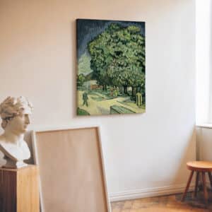 Chestnut Trees in Blossom by Vincent Van Gogh Canvas, Stunning Art Reproduction Print for Gallery Wall and Impressionist Housewarming Gift - photo #9