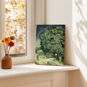 Chestnut Trees in Blossom by Vincent Van Gogh Canvas, Stunning Art Reproduction Print for Gallery Wall and Impressionist Housewarming Gift - photo #8