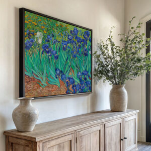 Vincent Van Gogh Irises Canvas, Beautiful Impressionist Art Reproduction for Floral Gallery Wall Decor, Stunning Fine Art Print Ready to Hang - photo #4