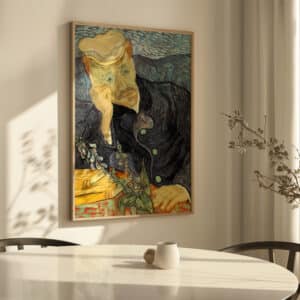 Vincent Van Gogh Portrait of Dr. Gachet Print, Framed Impressionist Wall Art Reproduction for Living Room and Office Décor, Stunning Gift Idea - photo #13