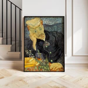 Vincent Van Gogh Portrait of Dr. Gachet Print, Framed Impressionist Wall Art Reproduction for Living Room and Office Décor, Stunning Gift Idea - photo #11