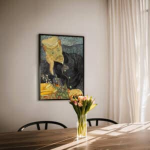 Vincent Van Gogh Portrait of Dr. Gachet Print, Framed Impressionist Wall Art Reproduction for Living Room and Office Décor, Stunning Gift Idea - photo #16
