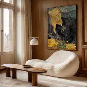 Vincent Van Gogh Portrait of Dr. Gachet Print, Framed Impressionist Wall Art Reproduction for Living Room and Office Décor, Stunning Gift Idea - photo #4