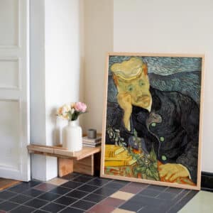 Vincent Van Gogh Portrait of Dr. Gachet Print, Framed Impressionist Wall Art Reproduction for Living Room and Office Décor, Stunning Gift Idea - photo #5