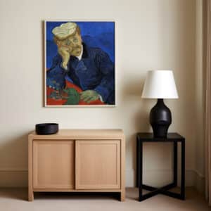 Portrait of Dr. Gachet Vincent Van Gogh Artwork, Classic Impressionist Framed Fine Art Print of Famous Painting for Gallery Wall or Home Decor - photo #4