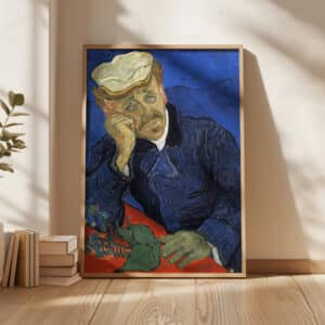 Portrait of Dr. Gachet Vincent Van Gogh Artwork, Classic Impressionist Framed Fine Art Print of Famous Painting for Gallery Wall or Home Decor - photo #12