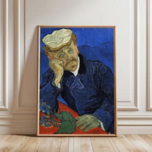Portrait of Dr. Gachet Vincent Van Gogh Artwork, Classic Impressionist Framed Fine Art Print of Famous Painting for Gallery Wall or Home Decor - photo #13