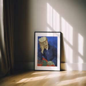 Portrait of Dr. Gachet Vincent Van Gogh Artwork, Classic Impressionist Framed Fine Art Print of Famous Painting for Gallery Wall or Home Decor - photo #18