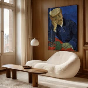 Portrait of Dr. Gachet Vincent Van Gogh Artwork, Classic Impressionist Framed Fine Art Print of Famous Painting for Gallery Wall or Home Decor - photo #3