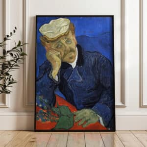Portrait of Dr. Gachet Vincent Van Gogh Artwork, Classic Impressionist Framed Fine Art Print of Famous Painting for Gallery Wall or Home Decor - photo #2