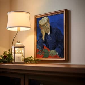Portrait of Dr. Gachet Vincent Van Gogh Artwork, Classic Impressionist Framed Fine Art Print of Famous Painting for Gallery Wall or Home Decor - photo #6