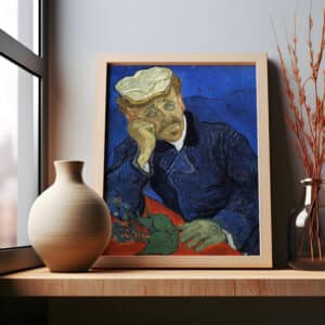 Portrait of Dr. Gachet Vincent Van Gogh Artwork, Classic Impressionist Framed Fine Art Print of Famous Painting for Gallery Wall or Home Decor - photo #8