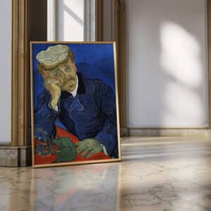 Portrait of Dr. Gachet Vincent Van Gogh Artwork, Classic Impressionist Framed Fine Art Print of Famous Painting for Gallery Wall or Home Decor - photo #9