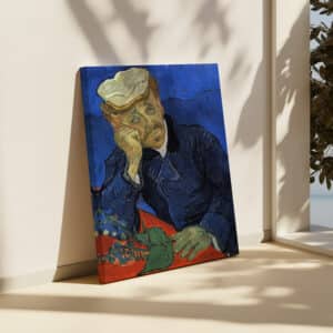 Vincent Van Gogh Portrait of Dr. Gachet Print on Canvas, Impressionist Reproduced Art for Home Decor and Gallery Wall, Timeless Art Gift