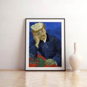 Portrait of Dr. Gachet Vincent Van Gogh Artwork, Classic Impressionist Framed Fine Art Print of Famous Painting for Gallery Wall or Home Decor - photo #10