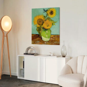 Sunflowers by Vincent Van Gogh Canvas, Classic Impressionist Print Artwork for Timeless Home Decor, Thoughtful Art Reproduction Gift - photo #6