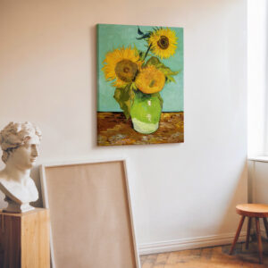 Sunflowers by Vincent Van Gogh Canvas, Classic Impressionist Print Artwork for Timeless Home Decor, Thoughtful Art Reproduction Gift - photo #4