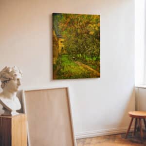 Garden of Saint-Paul Hospital by Vincent Van Gogh Print Canvas, Exquisite Fine Art Reproduction for Gallery Wall Decor, Great Gift for Art Lovers - photo #7