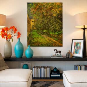 Garden of Saint-Paul Hospital by Vincent Van Gogh Print Canvas, Exquisite Fine Art Reproduction for Gallery Wall Decor, Great Gift for Art Lovers - photo #4