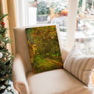 Garden of Saint-Paul Hospital by Vincent Van Gogh Print Canvas, Exquisite Fine Art Reproduction for Gallery Wall Decor, Great Gift for Art Lovers - photo #9
