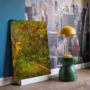 Garden of Saint-Paul Hospital by Vincent Van Gogh Print Canvas, Exquisite Fine Art Reproduction for Gallery Wall Decor, Great Gift for Art Lovers - photo #1