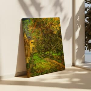 Garden of Saint-Paul Hospital by Vincent Van Gogh Print Canvas, Exquisite Fine Art Reproduction for Gallery Wall Decor, Great Gift for Art Lovers - photo #3