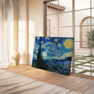 The Starry Night by Vincent van Gogh Print on Canvas, Elegant Historical Art Reproduction, Timeless Impressionist Home Decor and Perfect Gift - photo #9