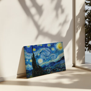 The Starry Night by Vincent van Gogh Print on Canvas, Elegant Historical Art Reproduction, Timeless Impressionist Home Decor and Perfect Gift - photo #2