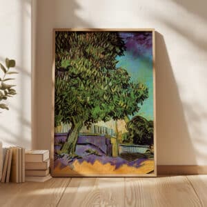 Vincent Van Gogh Chestnut Trees in Blossom Wall Art, Framed Impressionist Art Reproduction Print for Gallery Walls, Perfect Home Decor Gift - photo #16