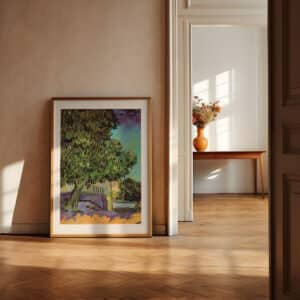 Vincent Van Gogh Chestnut Trees in Blossom Wall Art, Framed Impressionist Art Reproduction Print for Gallery Walls, Perfect Home Decor Gift - photo #14