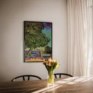 Vincent Van Gogh Chestnut Trees in Blossom Wall Art, Framed Impressionist Art Reproduction Print for Gallery Walls, Perfect Home Decor Gift - photo #12