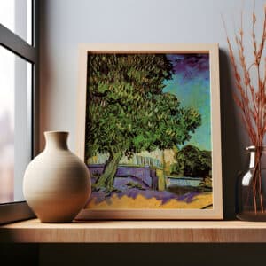 Vincent Van Gogh Chestnut Trees in Blossom Wall Art, Framed Impressionist Art Reproduction Print for Gallery Walls, Perfect Home Decor Gift - photo #7