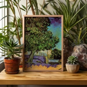 Vincent Van Gogh Chestnut Trees in Blossom Wall Art, Framed Impressionist Art Reproduction Print for Gallery Walls, Perfect Home Decor Gift - photo #4