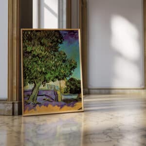Vincent Van Gogh Chestnut Trees in Blossom Wall Art, Framed Impressionist Art Reproduction Print for Gallery Walls, Perfect Home Decor Gift - photo #6