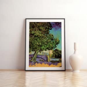 Vincent Van Gogh Chestnut Trees in Blossom Wall Art, Framed Impressionist Art Reproduction Print for Gallery Walls, Perfect Home Decor Gift - photo #17