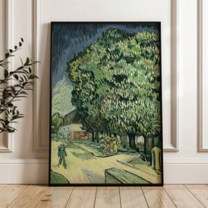 Vincent Van Gogh Chestnut Trees in Blossom Artwork, Impressionist Fine Art Print for Wall Art & Home Decor, Perfect Gift for Art Lovers & Collectors