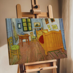 Vincent's Bedroom in Arles by Van Gogh Wall Art, Classic Fine Art Reproduction Canvas Print, Home Decor for Living Room or Gallery Decor Gift - photo #1