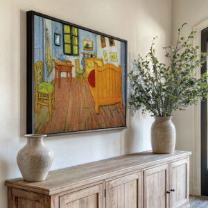 Vincent's Bedroom in Arles by Van Gogh Wall Art, Classic Fine Art Reproduction Canvas Print, Home Decor for Living Room or Gallery Decor Gift - photo #4