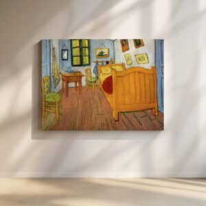 Vincent's Bedroom in Arles by Van Gogh Wall Art, Classic Fine Art Reproduction Canvas Print, Home Decor for Living Room or Gallery Decor Gift - photo #5