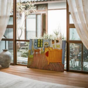 Vincent's Bedroom in Arles by Van Gogh Wall Art, Classic Fine Art Reproduction Canvas Print, Home Decor for Living Room or Gallery Decor Gift - photo #7