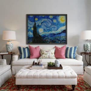 Vincent Van Gogh The Starry Night Fine Art Print, Classic Framed Wall Art for Home Decor, Timeless Artwork Gift for Weddings and Offices - photo #5