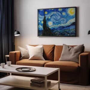 Vincent Van Gogh The Starry Night Fine Art Print, Classic Framed Wall Art for Home Decor, Timeless Artwork Gift for Weddings and Offices - photo #11