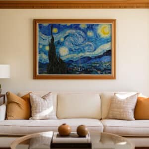 Vincent Van Gogh The Starry Night Fine Art Print, Classic Framed Wall Art for Home Decor, Timeless Artwork Gift for Weddings and Offices - photo #12
